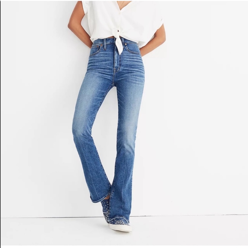 Madewell Skinny Flare Jeans in Garland Wash size 29